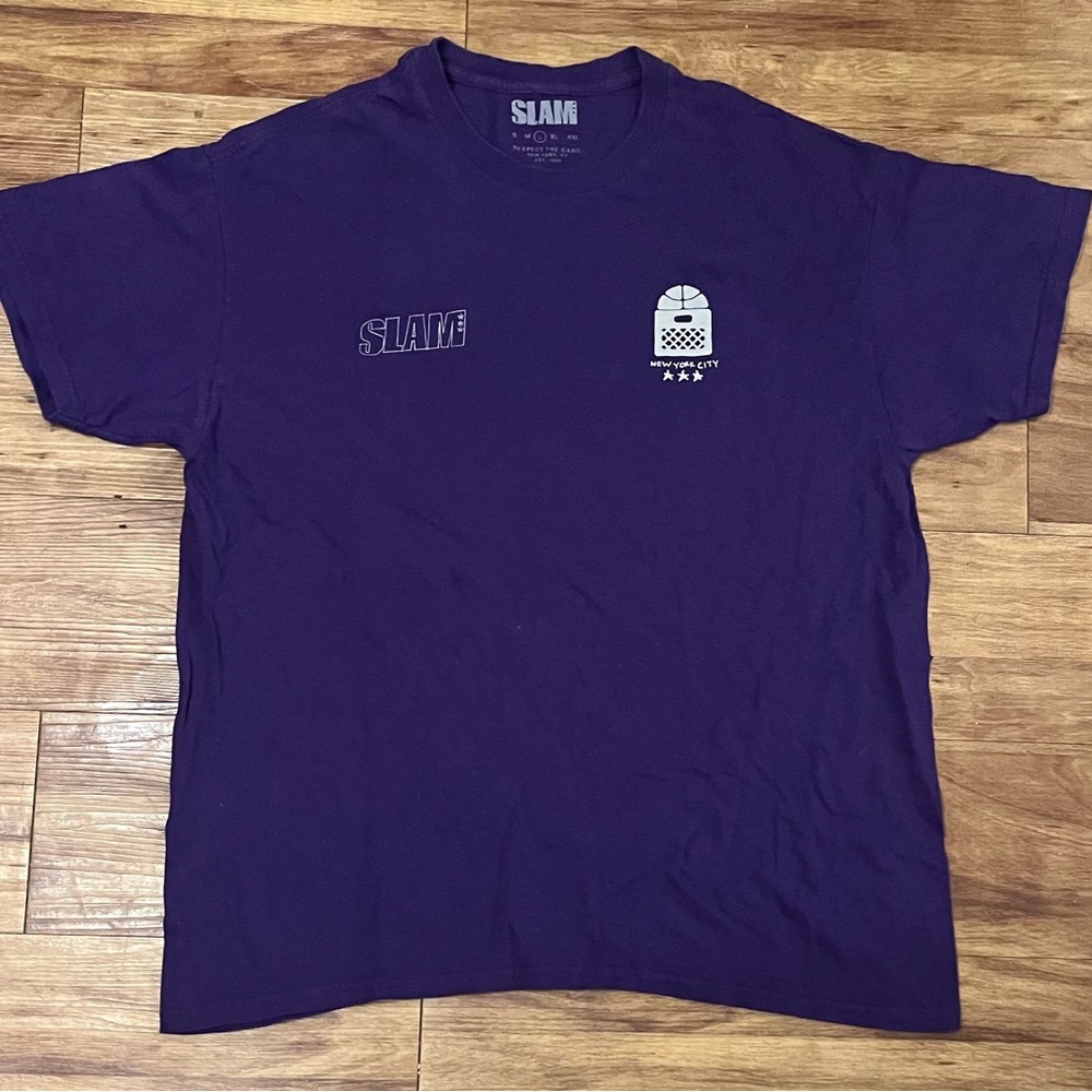 NYC’s SLAM Magazine & Summer Classic Hoops  T-Shirt